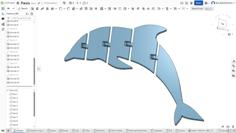 Dolphin Flexi 3D Printer Model