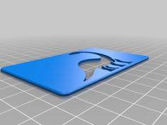 Dino Stencil Cards 3D Printer Model