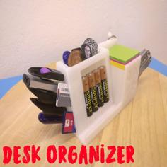 Compact Desk Organizer 3D Printer Model