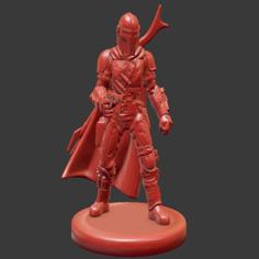 The Mandalorian Miniature 3D Printer Model