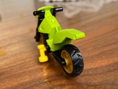 Lego City Compatible Motorbike Street Tires 3D Printer Model