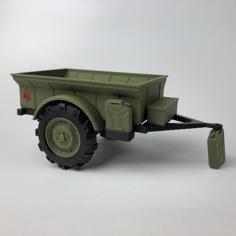 WILLYS JEEP Trailer 3D Printer Model