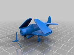 TBD Devastator – Folded Wings And Flat 3D Printer Model