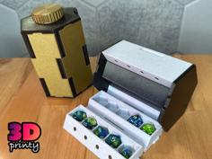 Rollup Dice Box (Small) 3D Printer Model