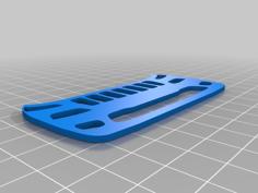 New Style Jeep Cherokee Keychain 3D Printer Model