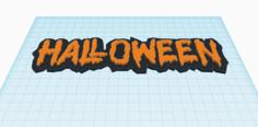 Halloween Banner 3D Printer Model