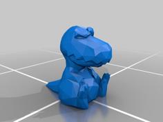 Low Poly Judgy T-Rex 3D Printer Model