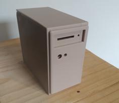 Raspberry Pi 3 B+ Case – Retro Tower Desktop 3D Printer Model