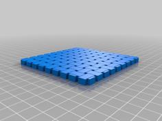 Interlock Coaster 3D Printer Model