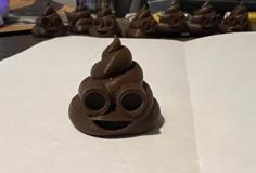 Lego Poop Emoji Minifig 3D Printer Model