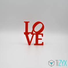 Mot “love” / Love Word 3D Printer Model