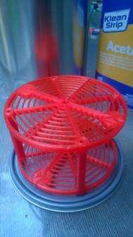 Stackable Acetone Vapor Bath Rack 3D Printer Model