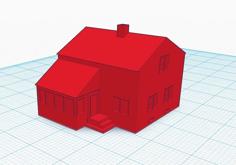 Finnish House 6mm Scale 3D Printer Model