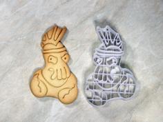 Doctor Zoidberg Cookie Cutter 3D Printer Model