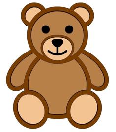 Teddy Bear Fridge Magnet 3D Printer Model