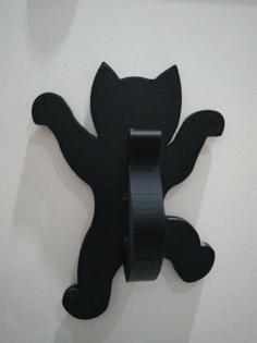 Hanging Kitten Hook 3D Printer Model