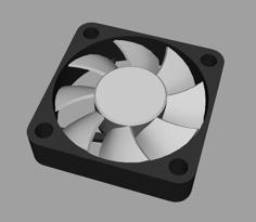 40mm Fan Model 3D Printer Model