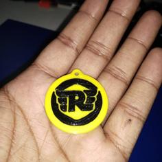 Royal Enfield Logo Key Chain 3D Printer Model