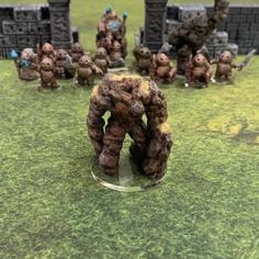 Earth Elemental (28mm/32mm Scale) 3D Printer Model