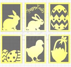 Easter Panels For Holiday Lantern 3D Printer Model