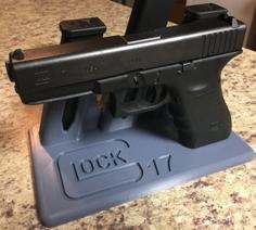 Glock 9mm Stands (G 34 17 19 26 48 45 43) 3D Printer Model