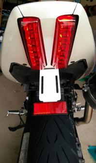 Motorcycle Tail Tidy Number Plate Holder 3D Printer Model