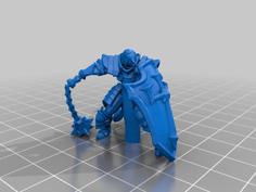 “Crusader Enforcer” Scifi RPG Miniature 3D Printer Model