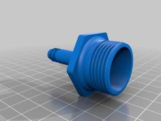 Garden Hose Adaptor 3D Printer Model