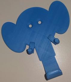 Cloth Hanger Elephant 3D Printer Model