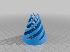 Spiny Cone 3D Printer Model