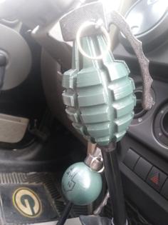 Jeep Jk Grenade Shifter Knobs 3D Printer Model