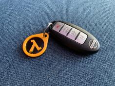 Half Life Key Chain (Two Color) 3D Printer Model