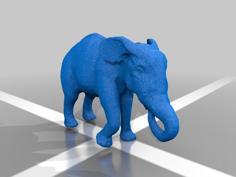 Feeding Elephant 3D Printer Model