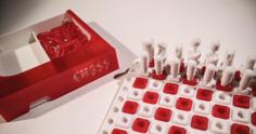 CH3SS, The Mini 3d Printed Chessboard For Chess Players On The Move 3D Printer Model