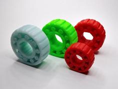 Fully Printable Roller Bearing (NO SUPPORTS NEEDED) 3D Printer Model