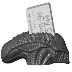 Alien Xenomorph Business Card Holder 3D Printer Model