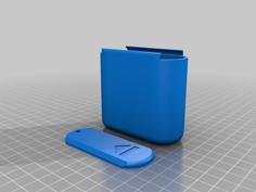 Earphone Case With Clip For ES100 3D Printer Model