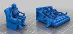 FWW – Fallout Wasteland Warfare – Whilst The World Burns – Hollow With Drain Holes 3D Printer Model