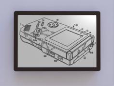 Game Boy Patent Art 3D Printer Model