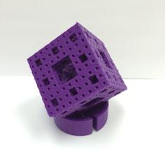 Customizable Menger Sponge 3D Printer Model