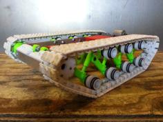 Tank Track, Shocks, Idler Arm, Pins 3D Printer Model