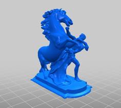 Baroque Horse Statue (Belvedere, Vienna) 3D Printer Model