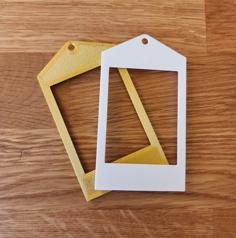 Polaroid Hanging Picture Frame 3D Printer Model