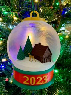 Christmas Snow Globe – 2023 3D Printer Model