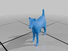 Low Poly Dog 3D Printer Model