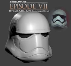 Wearable Episode VII StormTrooper Helmet 3D Printer Model