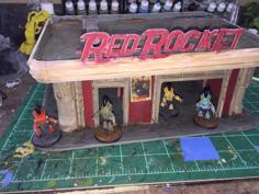 Red Rocket Station Fallout Wasteland Warfare 3D Printer Model