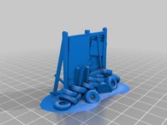 Junkyard Sandbag Walls 3D Printer Model