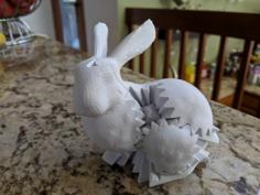 Gear Bunny – Rotating Geared Easter Bunny 3D Printer Model