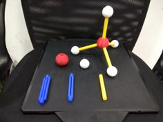 Molecular Structure 3D Printer Model